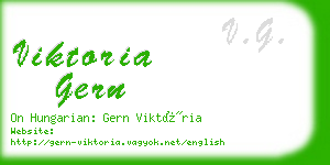 viktoria gern business card